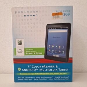 Barnes & Nobel Wi-Fi Panimage Novel Book eReader 7" Multimedia 2GB Music Video